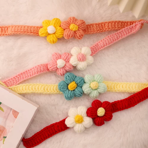 Шарф ручной работы, милый нагрудник, декор, слюнявчик, плетеный чокер