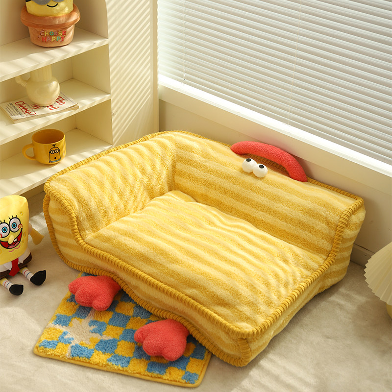 猫窝冬季保暖猫床猫垫子睡觉用小狗狗窝猫咪用品冬天宠物床猫沙发