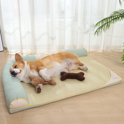 狗窝夏天狗垫子凉席宠物沙发
