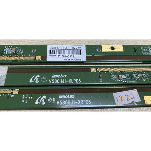 奇美V580HJ1-PD6 Rev.C2 V580HJ1-XLPD6 V580HJ1-XRPD6拆机边条