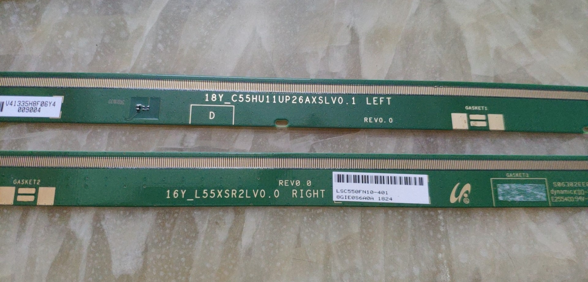 16Y-L55XSR2LV0.0 18Y-C55HU11UP26AXSLV0.1 边条一对