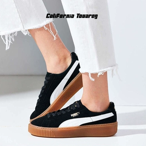 Замшевая платформа PUMA Rihanna Black Brown Brown Costite Sweet Sweet Sweet Sweet Swee 363559-02