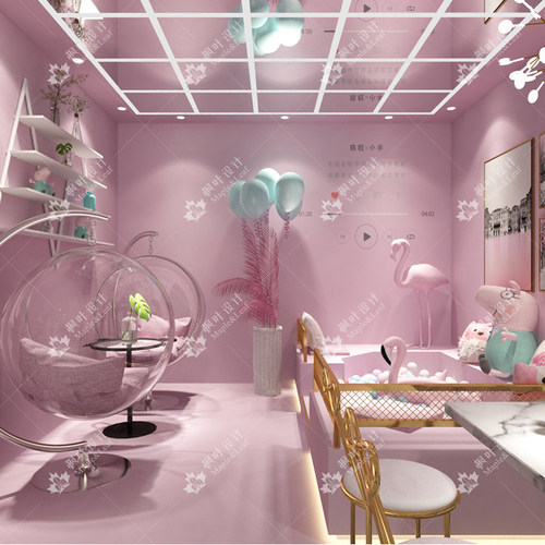 蛋糕店装修设计烘焙店面包店3D效果图制作CAD平面图设计师纯设计