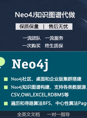 neo4j知识图谱代做推荐系统问答系统python交互数据处理安装服务