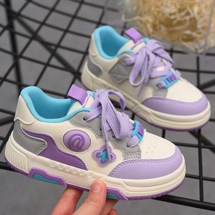 女童板鞋2026年春季新款儿童软底休闲鞋儿童运动鞋小学生透气单鞋