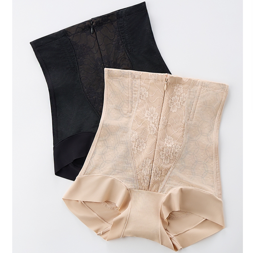 婷美大码200斤拉链款收腹塑身裤