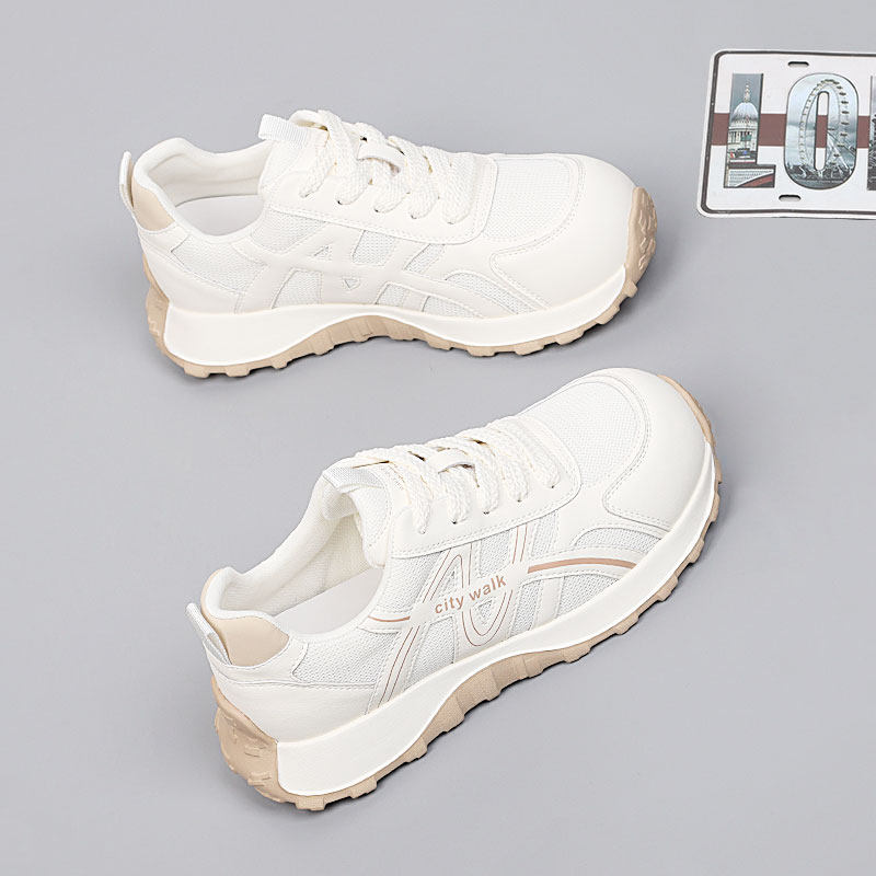 41-43大码女鞋胖mm鞋宽胖脚单鞋春季新款2026休闲时尚百搭小白鞋,女鞋,时尚休闲鞋,淘宝优惠券,粉丝福利购,淘宝优惠卷