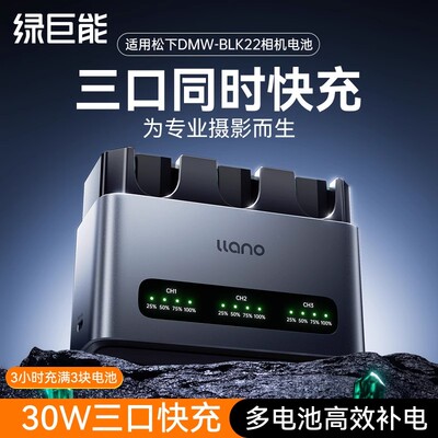 绿巨能s9s5s5m2三充30w充电器