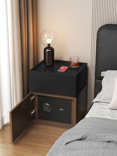 亭越阁床头柜意大利极简主义卧室床头柜小灯豪华高端床头柜储物架