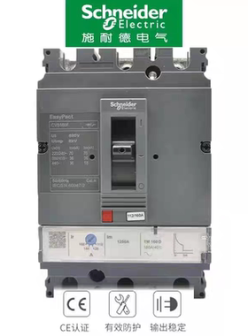 施耐德断路器智能分段式塑壳断路器CVS160F TMD 3P 160A 空气开关