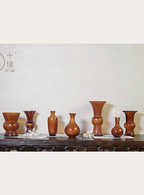 摆件搭配客厅软装饰品十境新中式