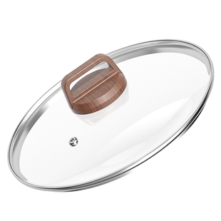 家用锅盖通用钢化玻璃盖炒菜锅厚锅盖奶锅28cm32cm盖子耐高温锅盖