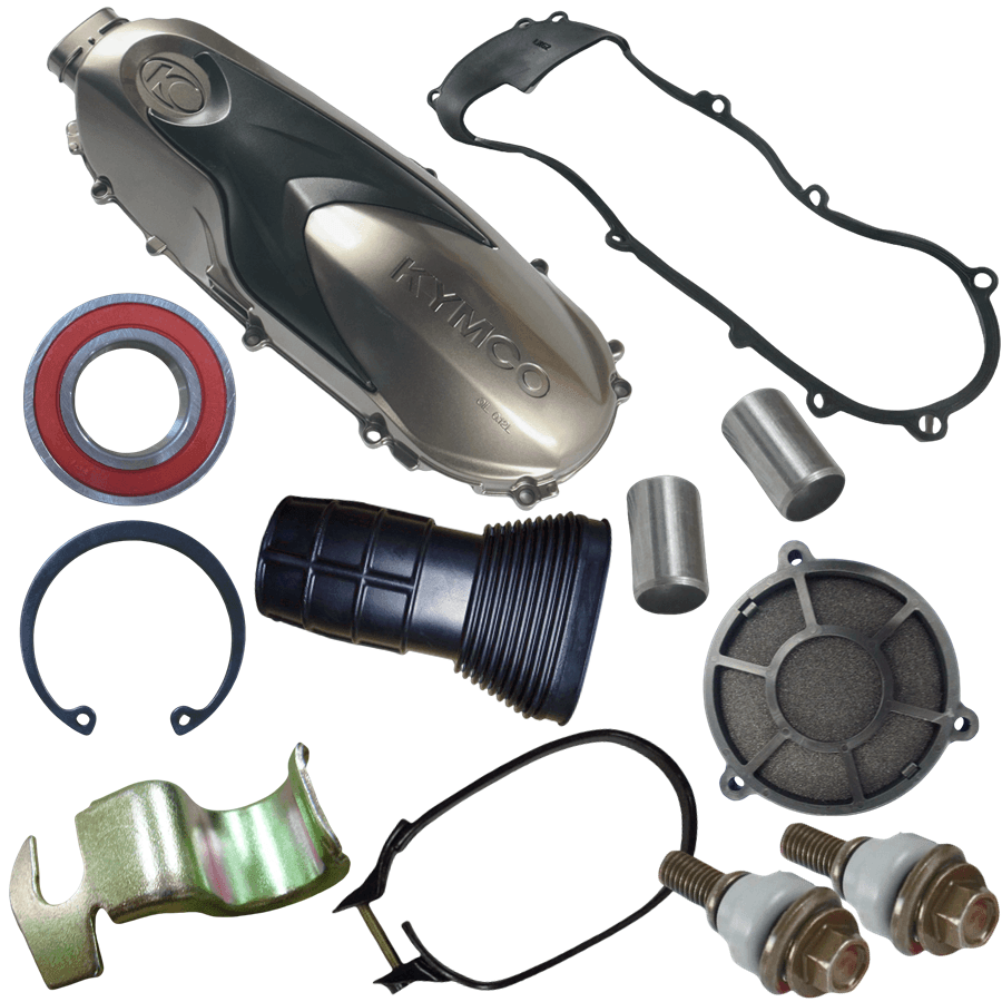 光阳踏板雷霆王180/RCK180传动箱盖密封垫胶垫滤芯海绵轴承螺丝