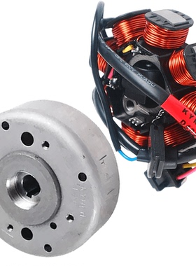 光阳踏板CK1125T-2P-3T-2M-3V如意威风豪迈125发电线圈磁钢转子