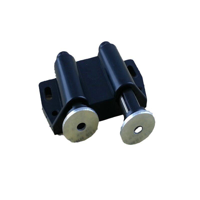 玻璃柜吸橱柜门吸柜门塑料磁吸衣柜拉门弹簧磁碰黑色双碰双门碰珠