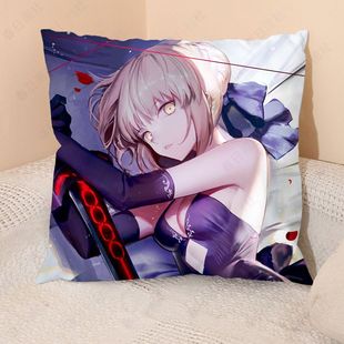 fate  saber阿尔托莉雅抱枕动漫周边cos同款靠垫宿舍沙发靠枕头套