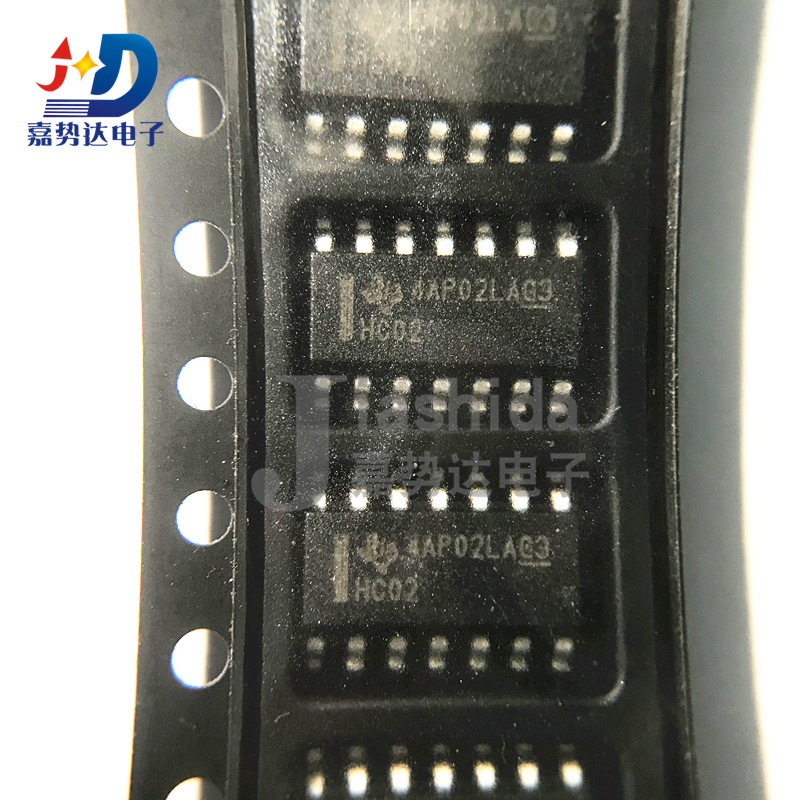 SN74HC02DR 丝印：HC02 NOR逻辑门IC芯片 SOP14 全新