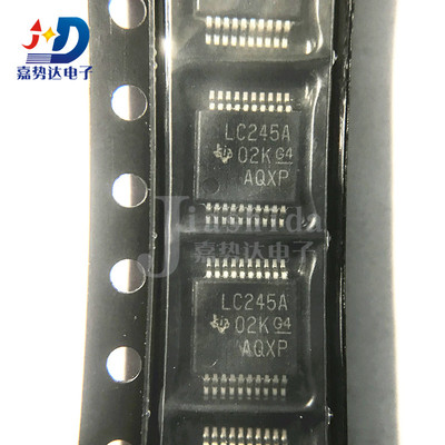 SN74LVC245ADGVR 丝印：LC245A 总线收发器 TVSOP20 全新