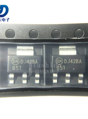 NZT651 丝印：651 双极晶体管 SOT-223-4 全新