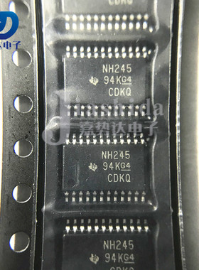 SN74LVC8T245PWR 丝印：NH245 转换-电压电平 TSSOP24 全新