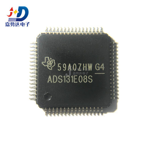 ADS131E08SPAGR ADS131E08S 模数转换器 TQFP-64 全新