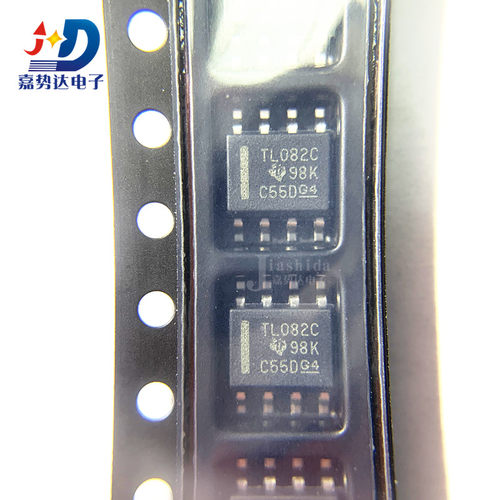 TL082CDR 丝印：TL082C SOP-8 JFET输入运算放大器 - 运放 全新