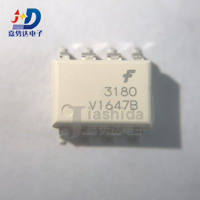 FOD3180SD 丝印：3180 高速MOSFET 门极驱动器光耦合器 SMD 全新