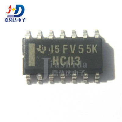 SN74HC03DR 丝印：HC03 门极和反相器 SOIC-14 集成电路 IC 全新