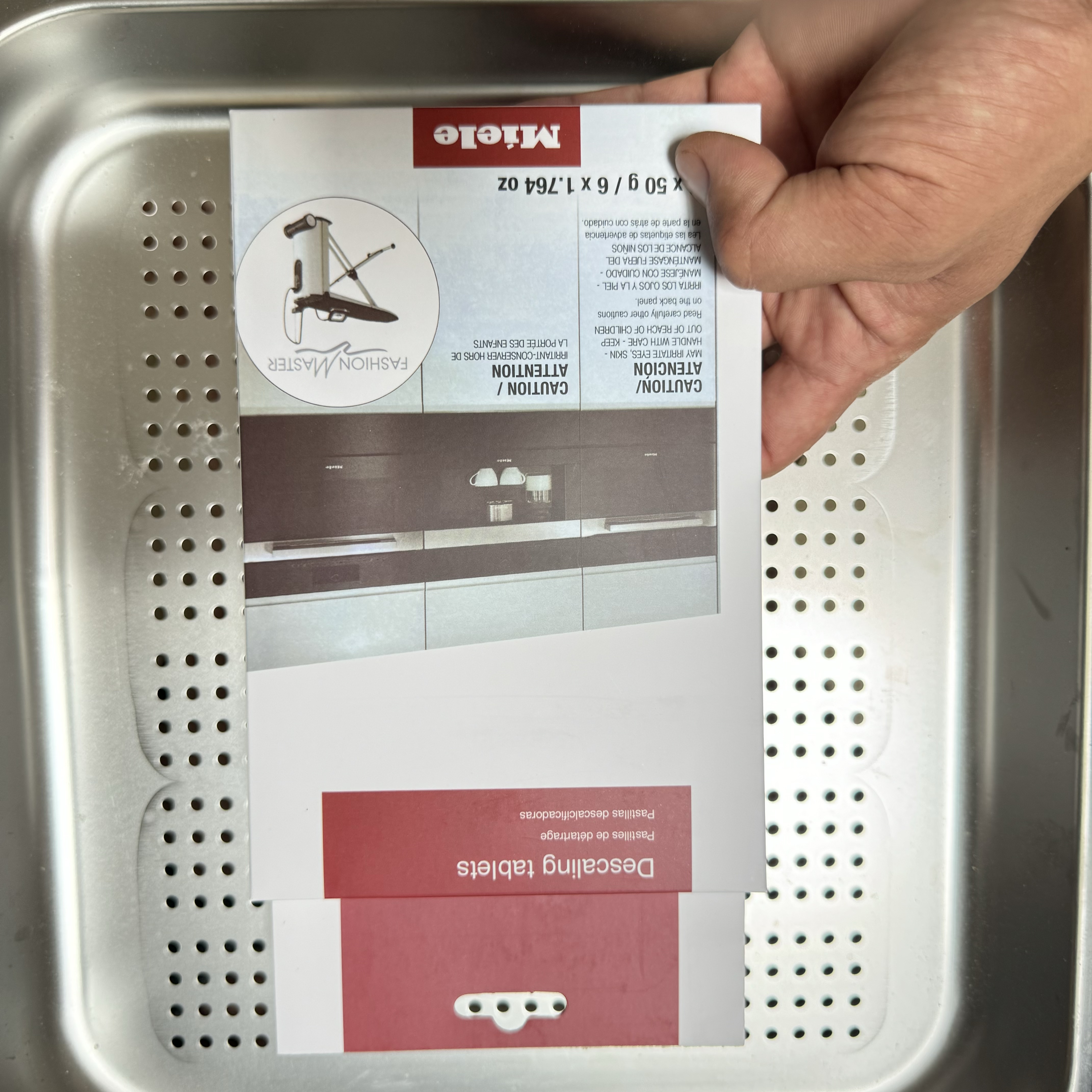 美诺蒸箱除垢片Miele咖啡机除垢清洗原装清洁配件6片蒸箱除垢剂