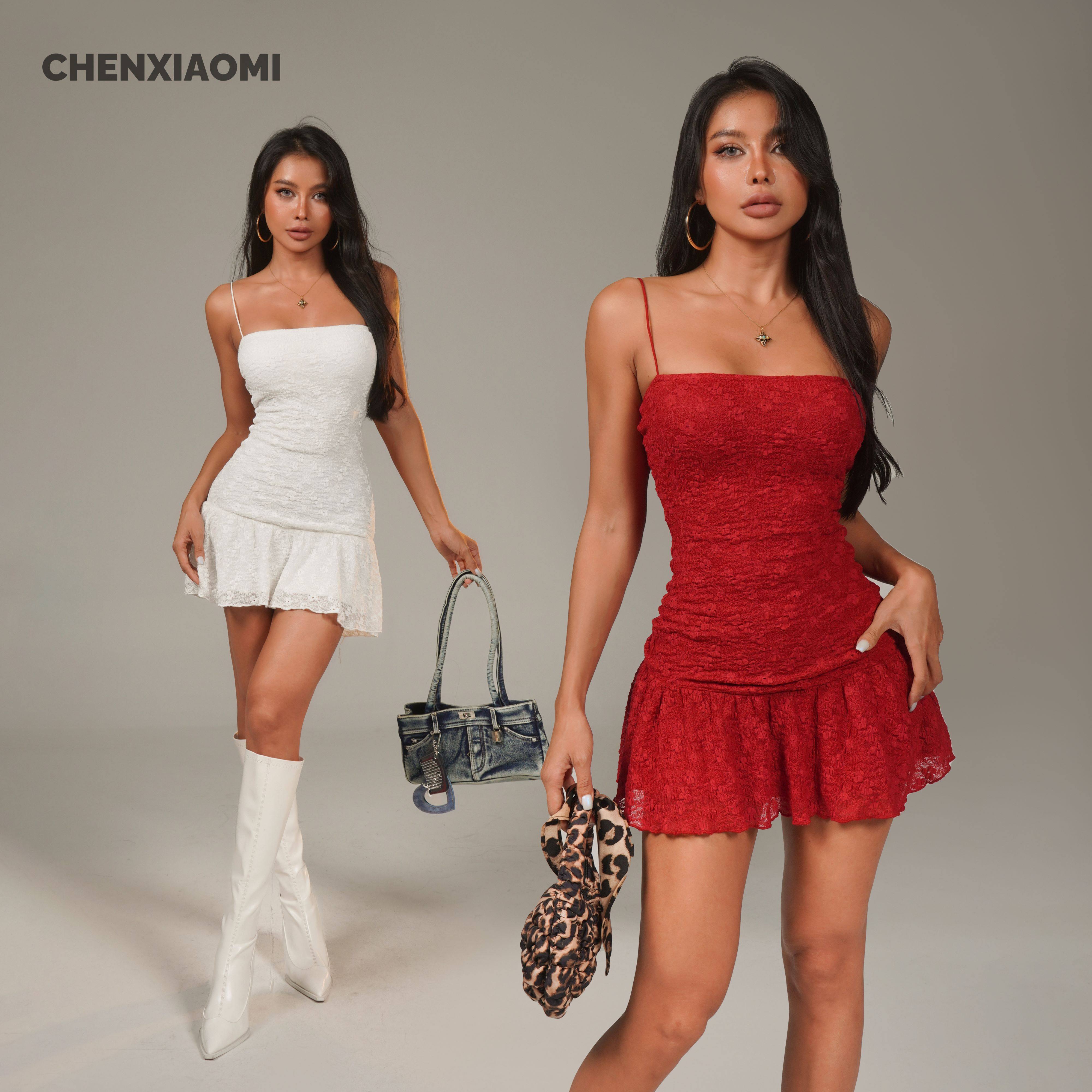 【蜜蜜家】晨露玫瑰 欧美辣妹蕾丝带可拆胸垫连衣裙短裙 25/Y714,女装/女士精品,连衣裙,淘宝优惠券,粉丝福利购,淘宝优惠卷