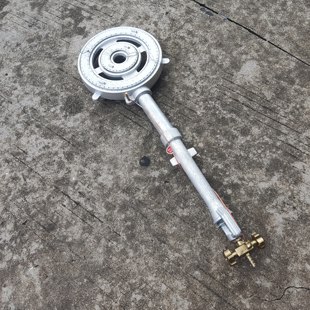 德业双管中高压猛火炉皇特大号火盘加长型可各种灶台工程煤气炉