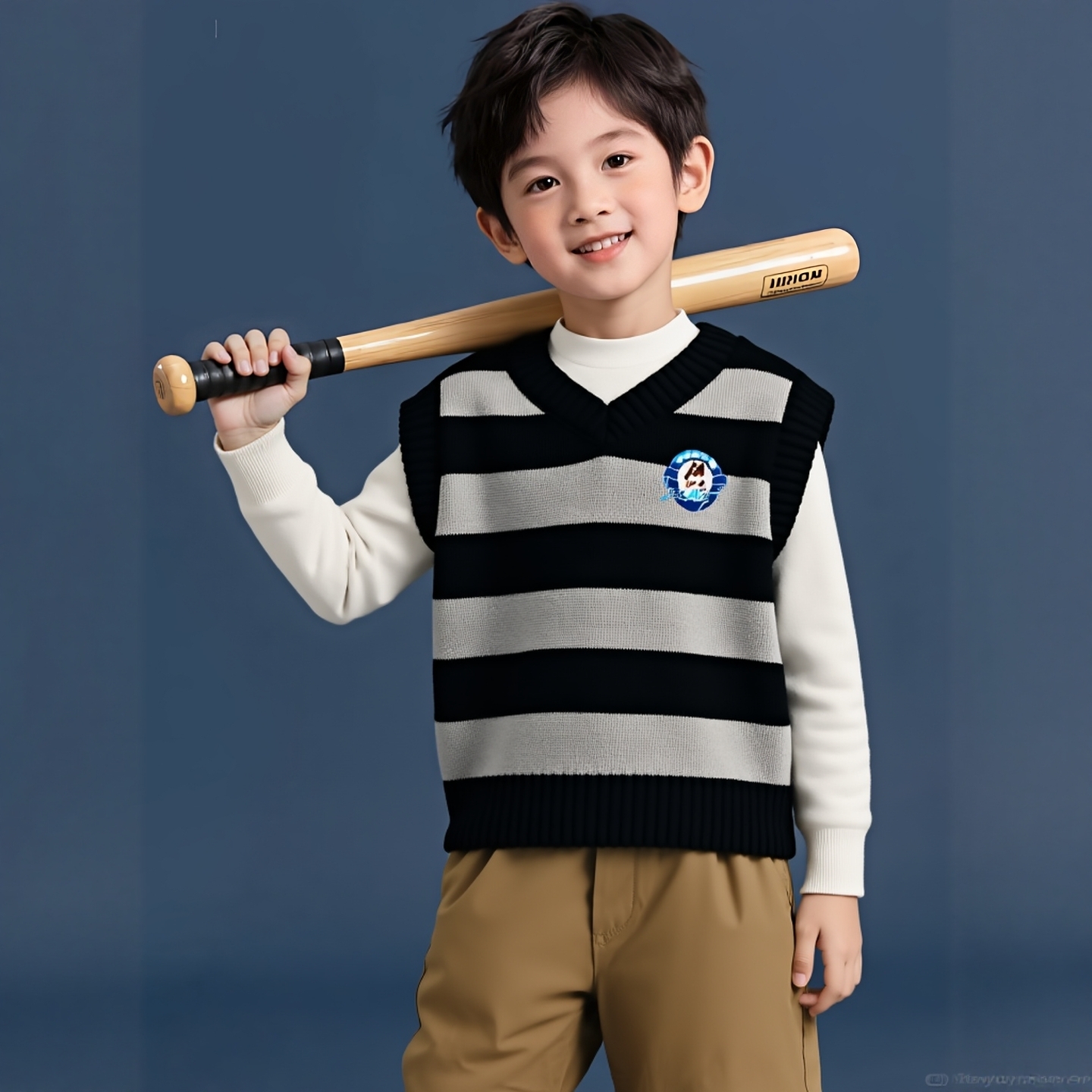 秋冬坎肩小童宝宝保暖针织背心