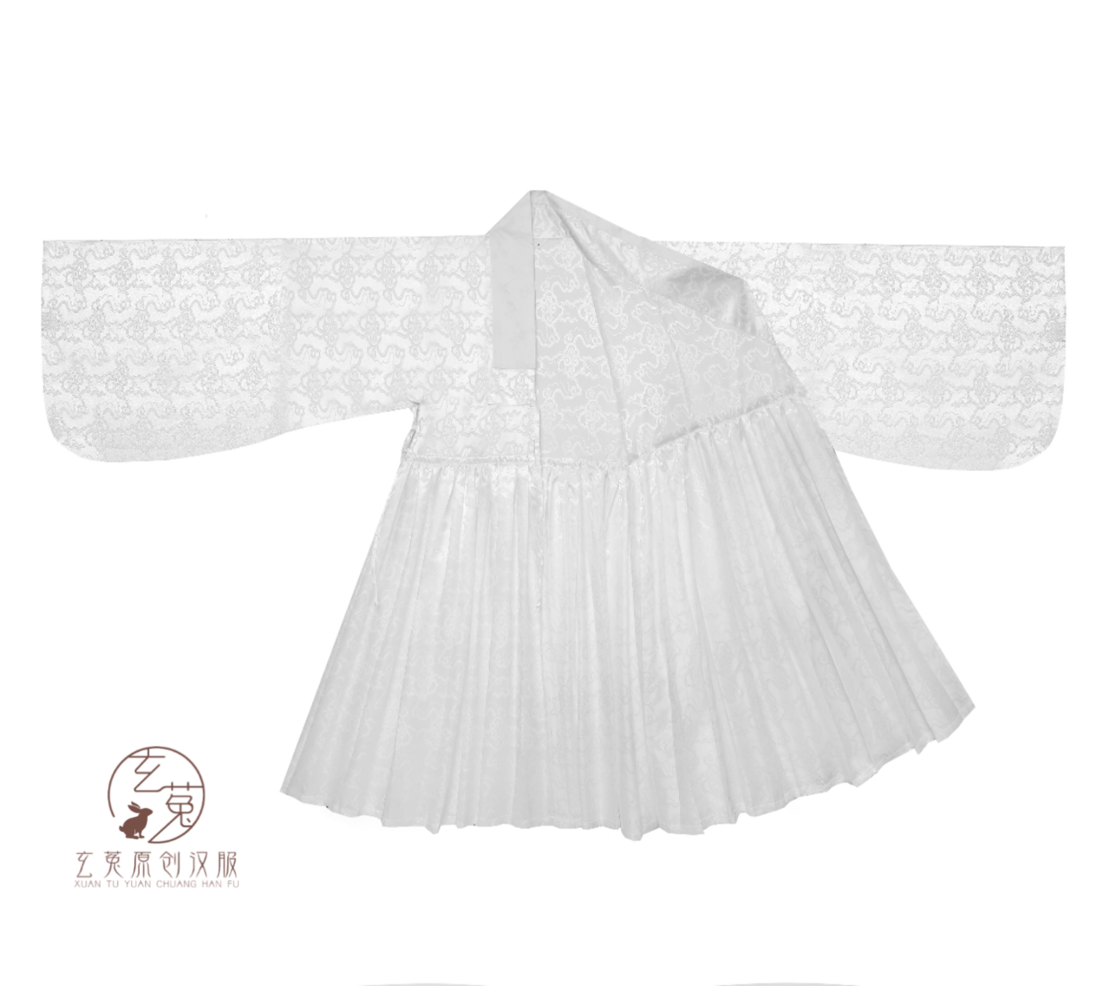 明制贴里汉服蓝绿红白五色可选四合如意云纹内搭外穿均可原创男款