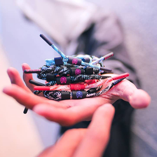 RASTACLAT 丛林温变系列男女嘻哈潮流鞋带手链小狮子手链UV变色