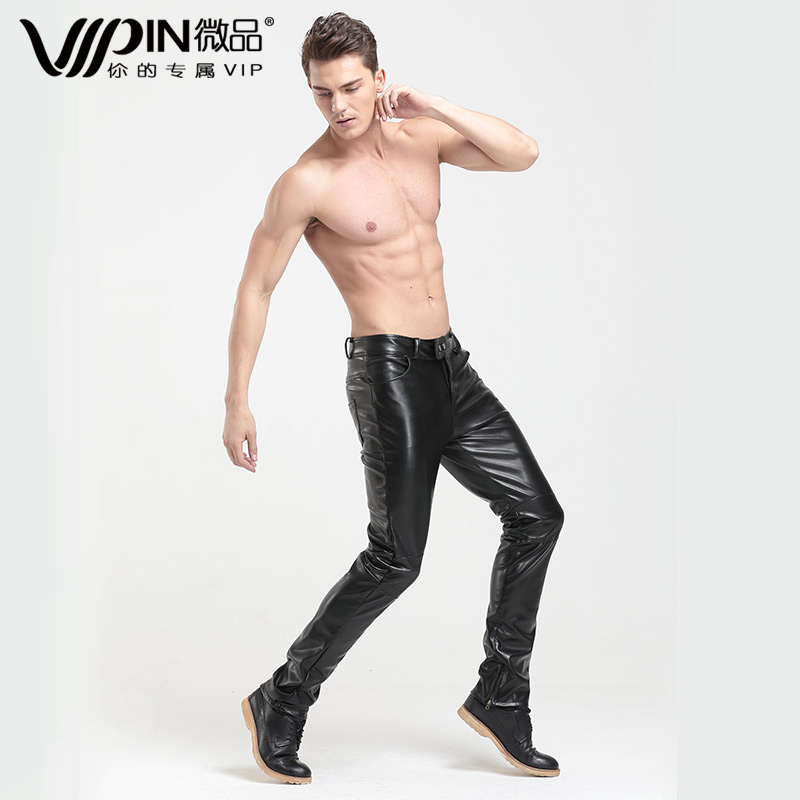 Pantalon cuir homme droit pour jeunesse PU pour hiver - Ref 1476897 Image 4