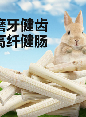 再再兔子甜竹枝磨牙棒健齿高纤维兔兔零食龙猫荷兰猪豚鼠磨牙玩具