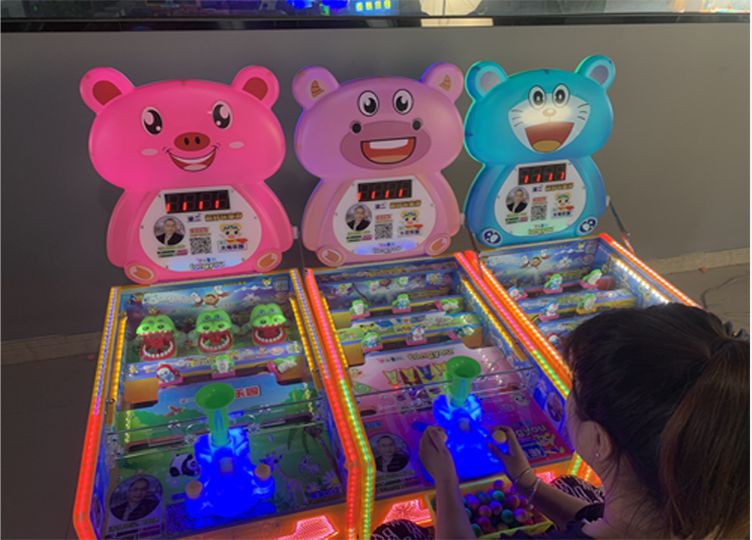梁二新款大炮乐园66代跑马灯弹珠机广场夜市摆摊儿童弹珠机包邮