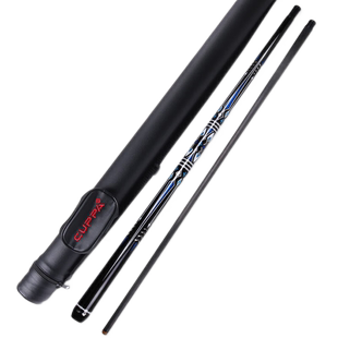 CUPPA阿修罗台球杆黑科技碳纤维大头桌球杆中式黑八杆美式九球杆