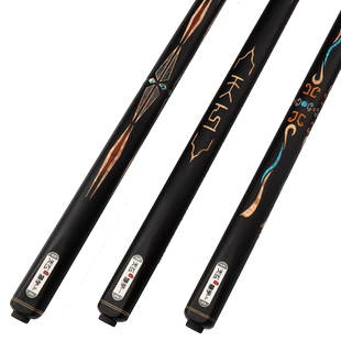 天工南匠25款墨子12星菱台球杆小头黑八球杆手工追分一体通杆风华