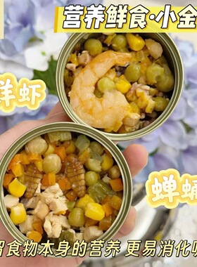 多金小熊小金罐仓鼠罐头金丝熊长肉辅食孕期湿粮仓鼠鲜食辅食罐