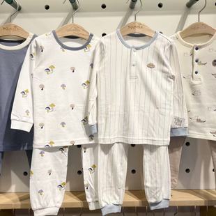 套装 男童秋衣秋裤 M253NNN06P 25秋新品 moimoln小云朵专柜正品