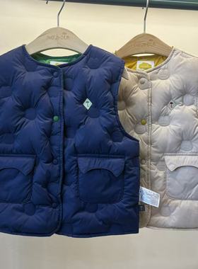moimoln小云朵专柜正品25冬新品时尚圆领羽绒马甲背心M254VEB77P