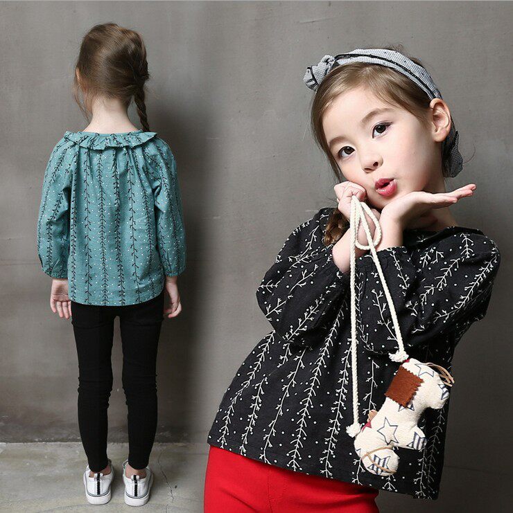 Chemise fille à manche longue - Ref 2087208 Image 1