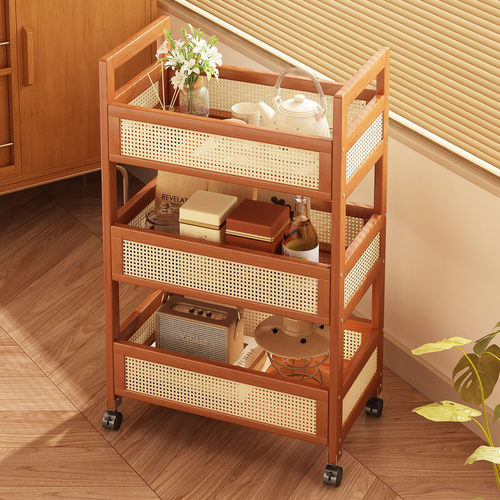 推车厨房收纳架简约多层茶几餐台
