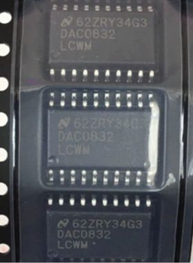 DAC0832LCWM SOP20脚  DA AD8位数模转换器芯片 现货库存