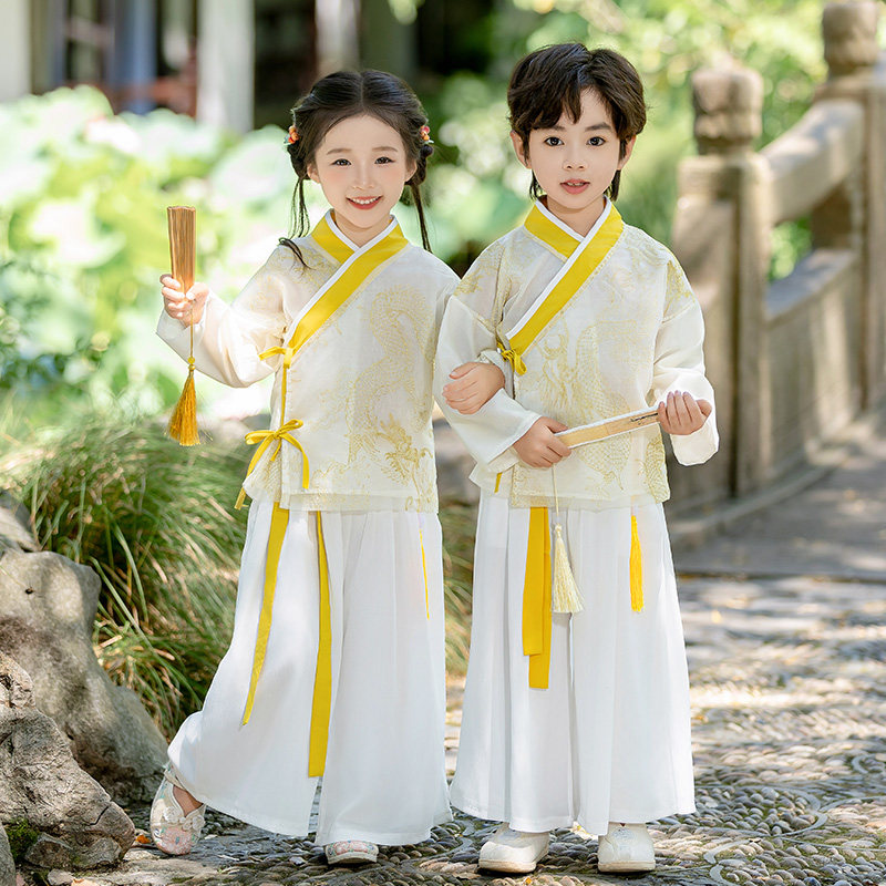幼儿园园服春秋男女童国学演出服