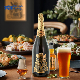 吉斯波尔冬熊精酿啤酒过桶烈性啤酒1.5L大瓶大容量新春送礼盒装