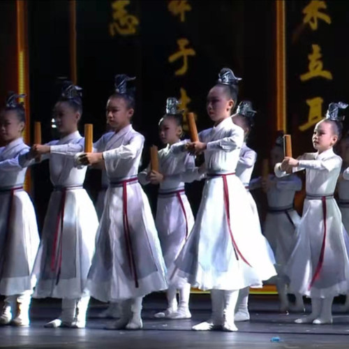 新款儿童国学服装弟子规中国风古典舞壮志少年行舞蹈演出服表演服
