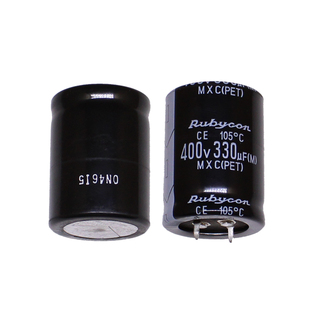 Rubycon 进口铝电解电容器 400v330uf 30*40 日本红宝石MXC 包邮