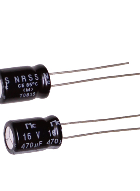 NIC 进口铝电解电容器16v470uf 8*11.5日本日电NRS标准品85度包邮